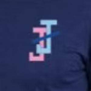 Camiseta de Manga Larga Azul para Hombre con Cuello Redondo y Diseño de Letras Entrelazadas, Ropa Casual Cómoda para Uso Diario - Product Image 2