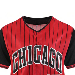 Maillot de baseball personnalisé de qualité supérieure, maillot de baseball pour homme, manches courtes, respirant, coupe régulière, adulte - Product Image 2