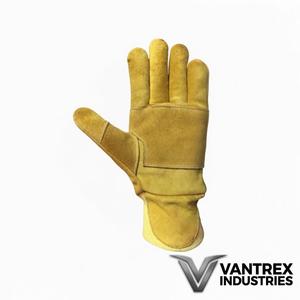 Best Quality Fire Fighter <b>Gloves</b> Cow Split Leather With <b>Moisture</b> Barer Fire Fighter <b>Gloves</b> for Fireman - Product Image 4