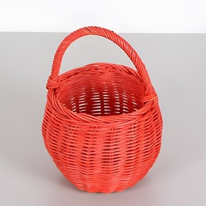 Panier en rotin fait main avec poignée, best-seller, indispensable pour le rangement des enfants, paniers cadeaux tissés. - Product Image 3