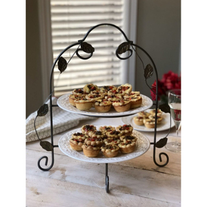 Support de service en métal au design élégant pour chocolats, biscuits, confiseries et fruits secs, idéal pour la table et la décoration. - Product Image 1