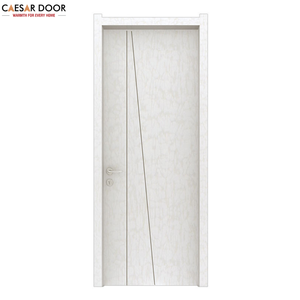 Midcentury Modern Composite Waterproof Anti-Termite High Quality PVC Film <b>Polymer</b> Apartment Villa Wooden Hollow Core Main Door - Product Image 1