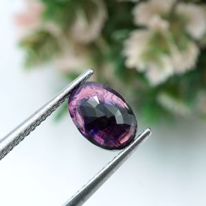 Zafiro Winza de color azul rosa natural, corte ovalado, para la creación de joyas únicas, zafiro sin calentar ni tratar. - Product Image 6