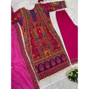 ชุด dupatta อินเดียและปากีสถานที่สวยงามชุดปาร์ตี้สวมใส่ด้านบนด้านล่าง - Product Image 3