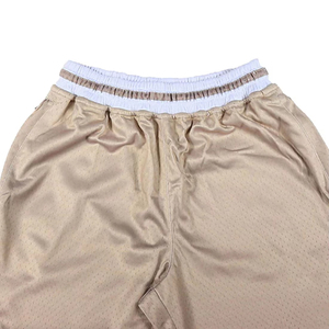 New American <b>Shorts</b> Casual <b>Shorts</b> Fitness Men's Muscle Sports Pants Beach Pants Mesh Breathable Mesh <b>Shorts</b> - Product Image 3