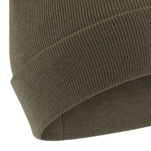 Nuevo diseño de gorro de punto de moda unisex para invierno, gorros de jacquard bordados en color sólido. - Product Image 5