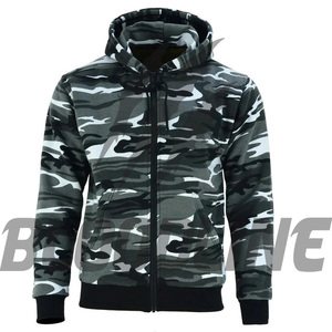 Sweat à capuche unisexe BLOODLINE gris et noir avec imprimé griffe, fermeture éclair sur le devant, toutes saisons, en coton respirant et protecteur - Product Image 3