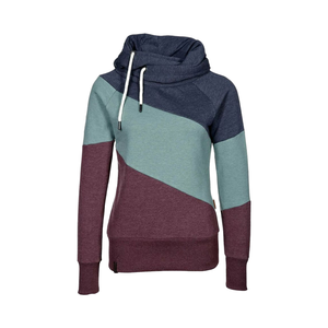 Pull-over décontracté à manches longues pour femmes, sweat-shirt avec poche kangourou, sweat à capuche en coton brossé et tricoté personnalisé pour femmes, automne et hiver - Product Image 1