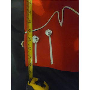 Chaqueta Escocesa Roja Doble para Piper, Túnica de Lana para Banda de Marcha, Chaqueta para Tamborista, Hecha a Mano y Personalizada - Product Image 4