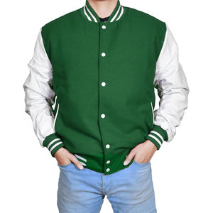 High Quality Custom Leather Sleeves Letterman Jacket Stylish Varsity Teamwear <b>Warm</b> Comfortable Fit - Product Image 1
