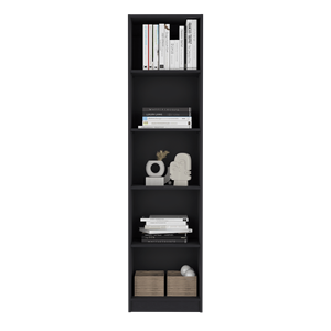 Libreria a 5 livelli per la casa nera XS con mobili da ufficio dal Design sottile - Product Image 5