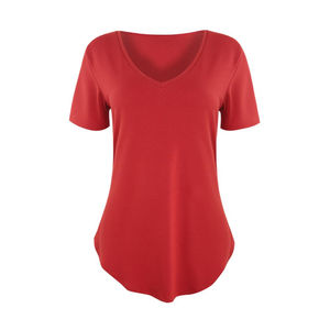 Camiseta de Mujer al por Mayor, con Logotipo Personalizado, Talla Grande, Suave, 100% Algodón - Product Image 6