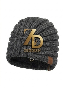 Gorro de Invierno Casual de Lana 100% Premium, Etiqueta de Marca Personalizada, Gorro Térmico Suave y Holgado, Gorro de Punto con Logotipo Personalizado para Exteriores - Product Image 3