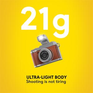 Mini caméra numérique portable pour étudiants, ultra-légère (21g), style rétro, avec écran de 0,96 pouce et lumière d'appoint LED - Product Image 3