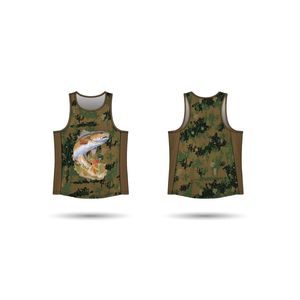 Men Graphic Sublimated Printed <b>Running</b> Tank Top Breathable Mesh Gym <b>Singlet</b> Quick Dry Sports Vest Custom Wholesale Sportswear - Product Image 3
