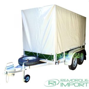 Rimorchio in legno pack telo alto - Product Image 2