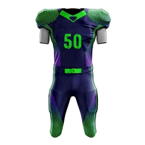 Uniforme de football américain unisexe de conception haut de gamme, nouvelle arrivée, vêtements d'équipe respirants, nom et numéro d'équipe personnalisés - Product Image 3