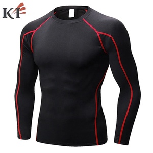 Wholesale OEM Custom Unisex Short Sleeve Breathable Front Adult <b>Rash</b> Guard Compression <b>Shirts</b> 280g Digital Print - Product Image 2