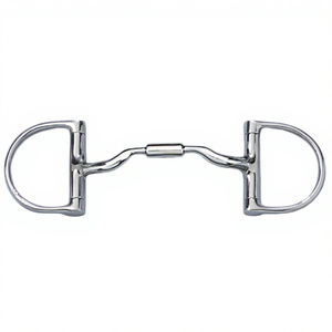 Bocado de alambre trenzado de acero inoxidable para caballos, tipo media cuchara, con boca suave, modelo TFS-MOTS-05 - Product Image 3