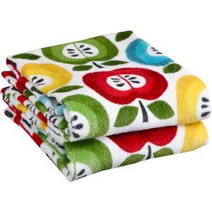 Asciugamani da Cucina in Cotone Super Morbido 100% Altamente Assorbenti con Stampa Reattiva 16"x28" per Pulizia e Asciugatura - Product Image 1