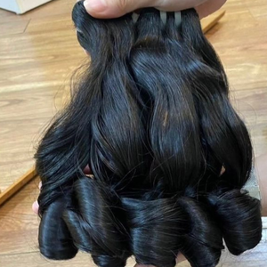 Cheveux vierges indiens 100% naturels, couleur or naturel, trame double cousue à la machine, qualité supérieure, doux et soyeux - Product Image 4