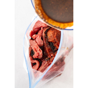 Organic Vegan Jerky Meat Free Protein <b>Snack</b> Natural Ingredients Healthy Travel Friendly High Energy Food Choice - Product Image 1