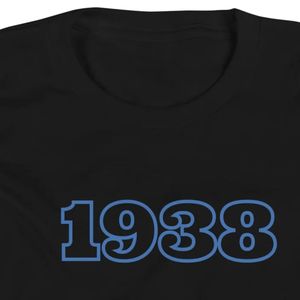 เสื้อยืดแขนสั้นคอกลมลายกราฟิกสำหรับเด็ก แจ็คแอนด์จิล คลาสสิค 1938 ผ้าฝ้ายลำลอง เสื้อเด็ก สั่งทำได้ ขายส่งเสื้อผ้า - Product Image 4