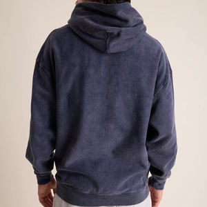 Sudadera con Capucha Cómoda para Hombre, Sudadera Lavada con Capucha de Felpa de Algodón, Sudaderas con Capucha para Hombre, Ropa Urbana Orgánica, Sudadera Personalizada para Hombre - Product Image 4
