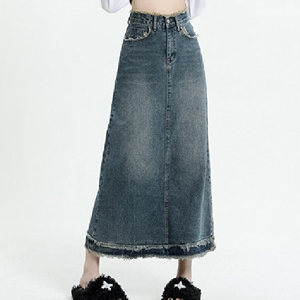 Women Pleated Midi <b>Skirt</b> High Waist A Line <b>Elastic</b> Waist Casual Office Fashion <b>Skirt</b> Wholesale - Product Image 4