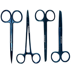 Kit de Suture Manuel, Instruments Chirurgicaux Médicaux, Outils Chirurgicaux en Acier Inoxydable Incluant des Ciseaux, pour Étudiants en Médecine - Product Image 4