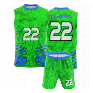 Ensemble d'uniformes de football sublimés de qualité supérieure pour les matchs 7 contre 7, uniforme d'équipe de flag football, design personnalisé, maillot et short - Product Image 4