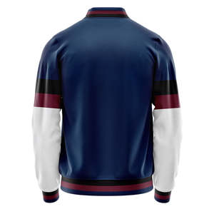 Veste de moto personnalisée de haute qualité à séchage rapide, col montant, tissu en laine, options de broderie, respirante et coupe-vent - Product Image 2