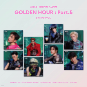 [อัลบั้มต้นฉบับของเกาหลี] ateez-Golden Hour: Part 5 (digipack ver.) - Product Image 2