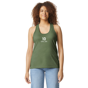 เสื้อกล้ามทรง Racerback สำหรับผู้หญิง สี Cactus คุณภาพพรีเมียม เสื้อกีฬาแขนกุดสำหรับผู้หญิง น้ำหนักเบา เหมาะสำหรับออกกำลังกาย วิ่ง ฟิตเนส - Product Image 1