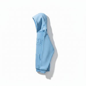 Sudadera con capucha y cremallera con logo personalizado, estampado puff, 500GSM, peso pesado, oversize, unisex, forro polar grueso, lavado ácido, corte holgado, estilo streetwear - Product Image 3