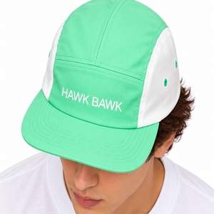 Gorra de Campamento Unisex de 5 Paneles, Ajustable, Personalizable, Ligera, con Frente Curvo, Diseño de Dos Tonos - Product Image 4