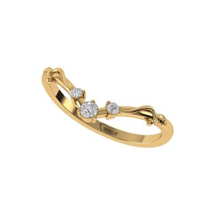 Modern Style Lab Grown Round Cut Diamond <b>Ring</b> <b>925</b> <b>Silver</b> 9kt, 14kt, 18kt Gold <b>Rings</b> for Women's Jewelry Making Engagement <b>Rings</b> - Product Image 4