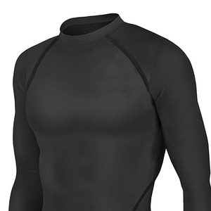 <b>Custom</b> <b>Designed</b> Lightweight Breathable <b>Compression</b> <b>Shirt</b> Adults Rubber Waist Anti Slip Long Sleeve BJJ Swimwear Rash Guards Set - Product Image 6