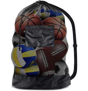 Bolsa de malla de nailon personalizada con asas impresas, reutilizable, para compras, portátil, lavable, con cordón. - Product Image 2