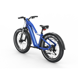 Mountain Bike elettrica Step-Over blu da 26 pollici - Product Image 5