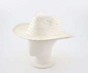 Sombrero de paja de ala ancha estilo resort con protección UV perfecto para ropa de playa ofrecida en grandes cantidades al por mayor - Product Image 6