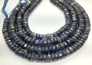 Cuentas facetadas de iolita AAA de 8.5 mm, cuentas redondas de iolita, cuentas de iolita natural para la fabricación de joyería. - Product Image 4