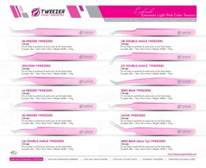Nouveaux embouts de fibre pince à épiler d'extension de cils la plus vendue pour une adhérence parfaite aux cils ne glisse jamais, même les cils de 0.03mm - Product Image 6