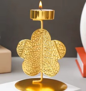 Portavelas de Té de Metal de Lujo, Hecho a Mano, Duradero, Decoración para el Hogar para Eventos Navideños - Product Image 2