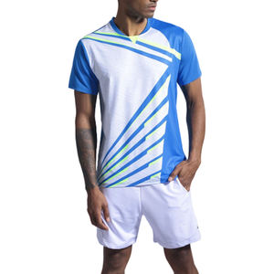 Conjuntos de Uniformes de Tenis para Hombre de Alta Calidad, Transpirables, de Algodón y Fibra de Bambú, Personalizables, Ropa Deportiva de Verano Estampada - Product Image 5
