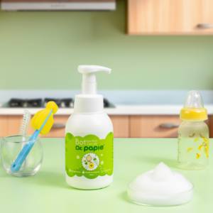 Espuma Limpiadora para Biberones a Base de Plantas Dr. Papie, Segura para el Sistema Digestivo de los Bebés, Elimina Residuos de Leche, Grasa y Aceite del Biberón - Product Image 6