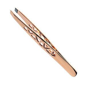 Tondeuse à cheveux rose personnalisée de haute qualité, pince à sourcils incurvée, en acier inoxydable antistatique sur mesure - Product Image 5