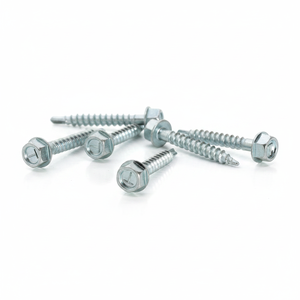 Tornillos Autoperforantes PDC con Cabeza Hexagonal, Clase 4.8 y 6.8, Zincados, Rosca Gruesa, Phillips, Acero al Carbono, Modelo 16 en Pulgadas - Product Image 2
