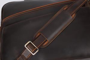 High Quality Genuine Leather Sling <b>Laptop</b> Bags Unisex Use Durable Eco-Friendly Lightweight Design Waterproof Multi-size Portable - Product Image 4