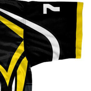 2026 Custom Sublimated New Design Regular Fit Lightweight Fabric Breathable V Neck Short Sleeve Reversible Lacrosse Jersey - Product Image 3